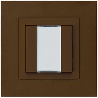UP-Taster kallysto.pro KNX 2×s/e-link braun