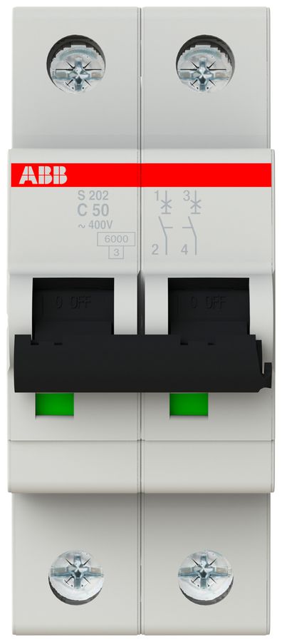 Leitungsschutzschalter ABB S202-C50 50A C 6kA