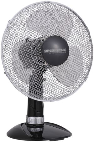 Tischventilator Armin Schmid BLACK 2080m³/h 40W 350×480×250mm schwarz