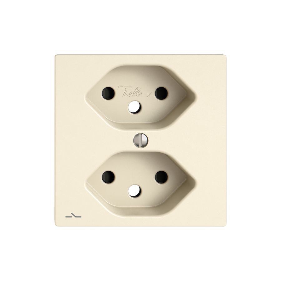 Montageset EDIZIO.liv SNAPFIX® für 2×T13 getrennt Shutter cr