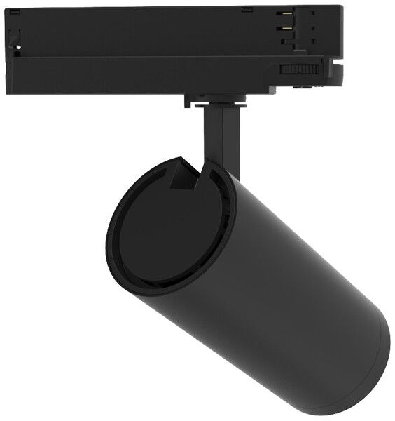 Spot LED DOTLUX SLIMtrack 30W 2577…3807lm 3000…4000K VAR AD3PH Ø75×171mm noir