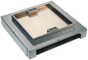 Scatola di raccordo Woertz altezza di base 85…110mm 384×384mm