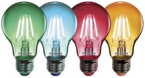 LED-Lampen-Set Sylvania ToLEDo Retro Chroma A60 E27 4.1W 4 Stk (gn/bl/rt/or)