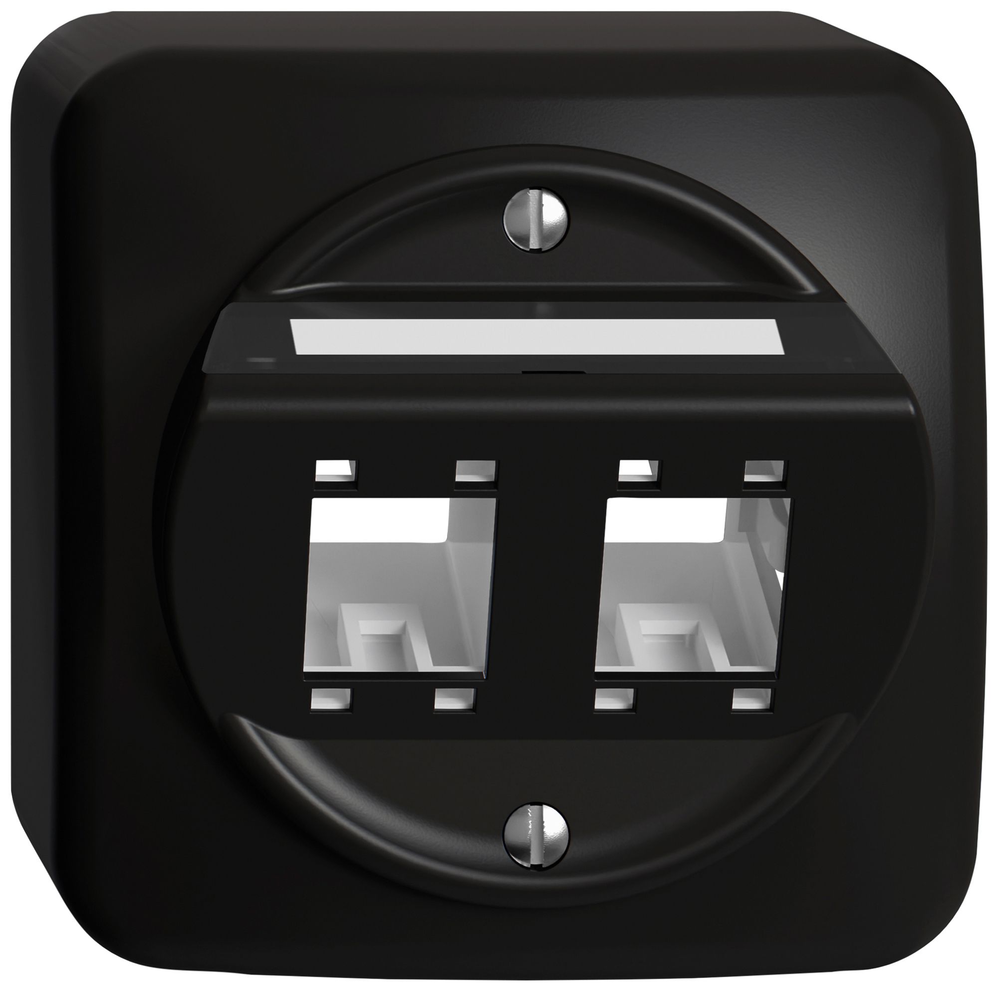 Kit di montaggio AP STANDARDdue SNAPFIX® freenet cat.5e/6 adattatore 2× ne