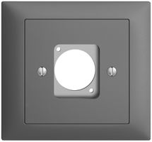 Kit de montage INC pour prise XLR EDIZIOdue gris foncé