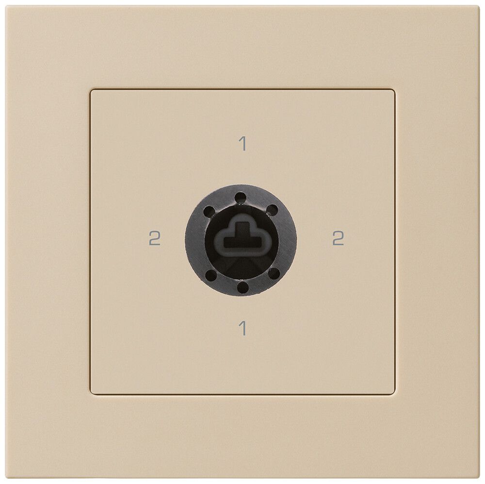 Interruttore rotativo INC kallysto.pro 3/1L beige per serratura senza cilindro