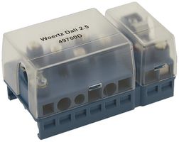 Anschlussdose Woertz für Flachkabel DALI 5×2.5+2×1.5mm² 5P und Bus