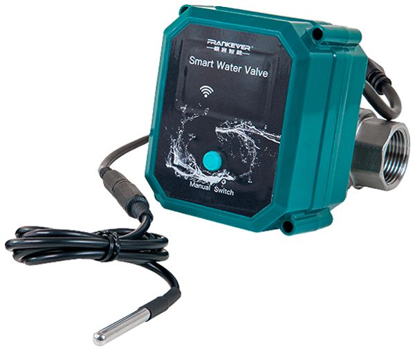 Ventilstellantrieb FrankEver Smart Water Valve Bt/Wi-Fi IP65 DN25 5V