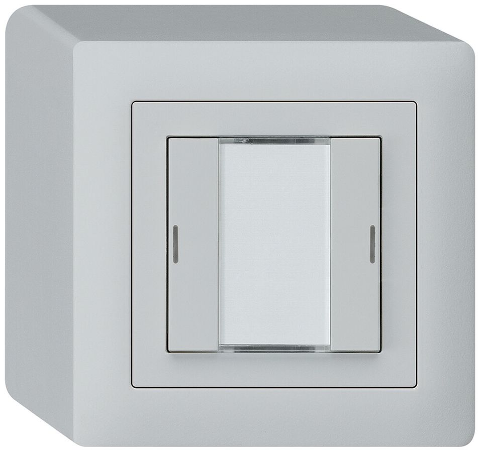 AP-Taster kallysto KNX 2×hellgrau RGB LED s/e-link