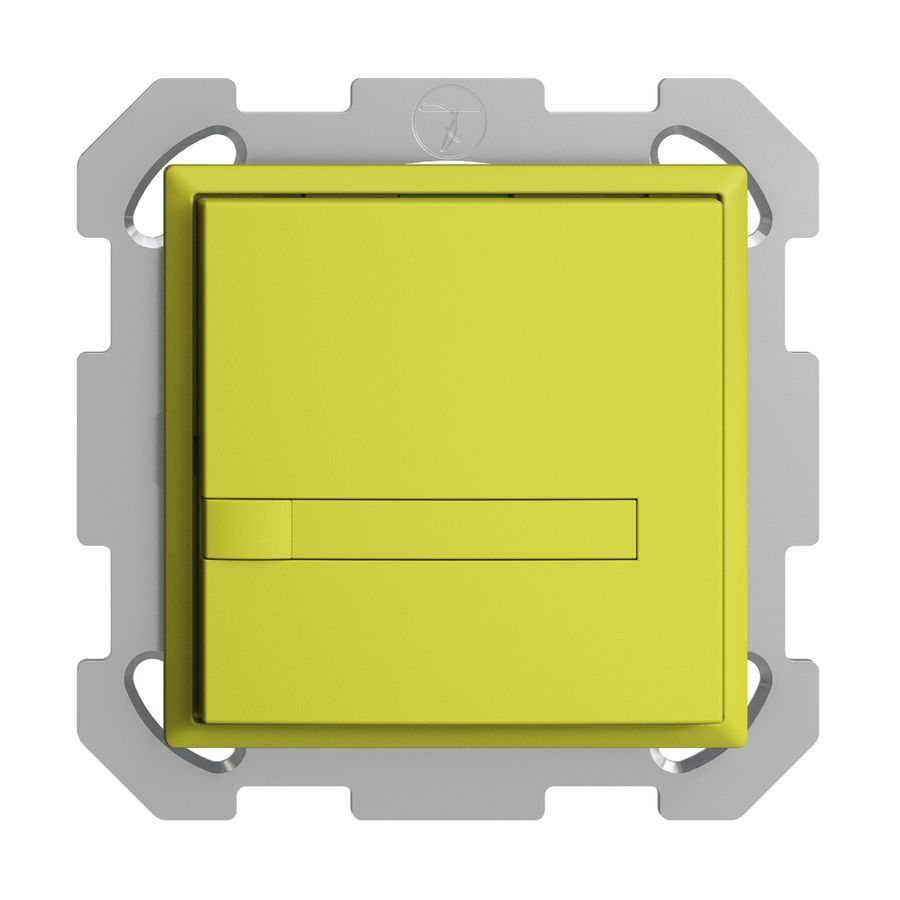 Poussoir KNX RGB ENC EDUE, 250mW, s.LED, a.papier, 1×poussoir, 1×touche, lem