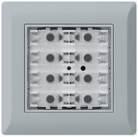 UP-Taster KNX KLI f.8×Tasten 8×Betätigungspunkte LED grau