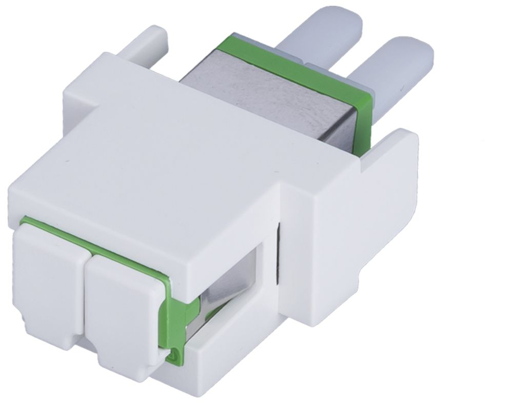 Adapter Dosen R&M Kat.5/6 LC grün für EDIZIO