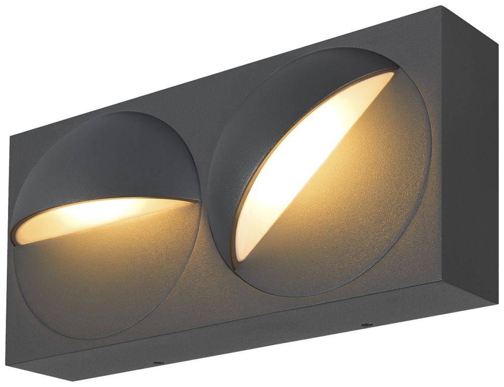 Applique LED SLV LID I 29W 1700lm 2700/3000K IP65 VAR 90×255mm anthracite