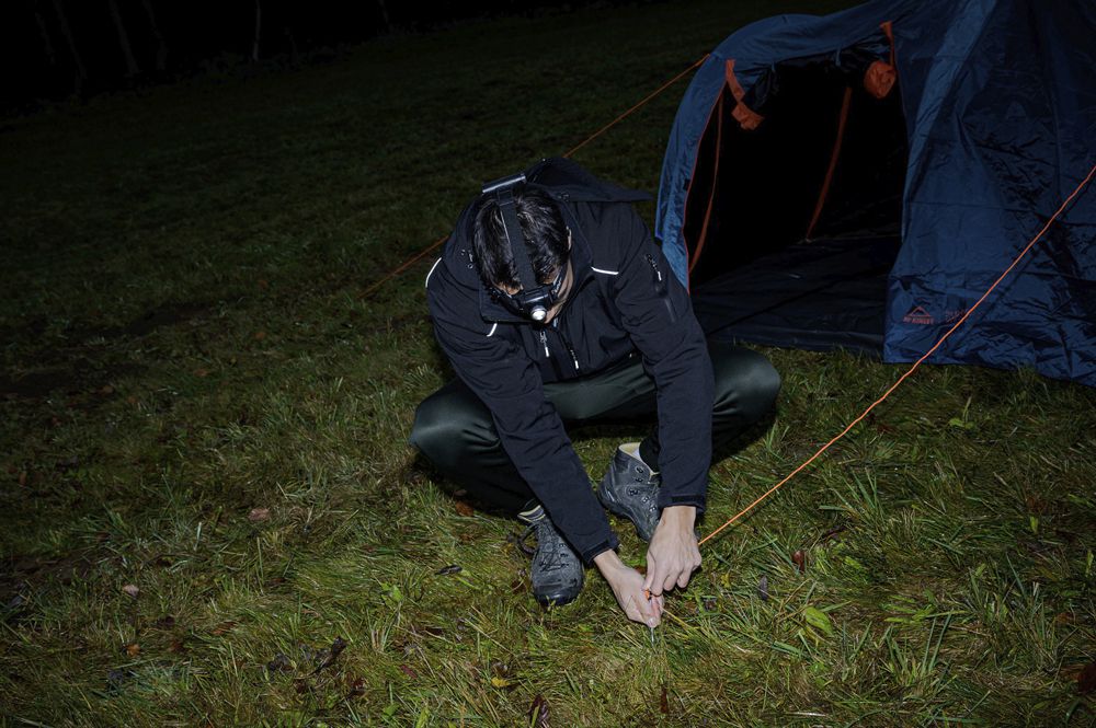 LED-Stirnlampe LuxPremium KL 250AF 250lm IP44 1×18650 Akku USB 75mm Kunststo. sz