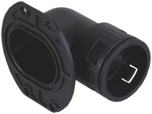 Bride 90° AGRO 42.5mm noir