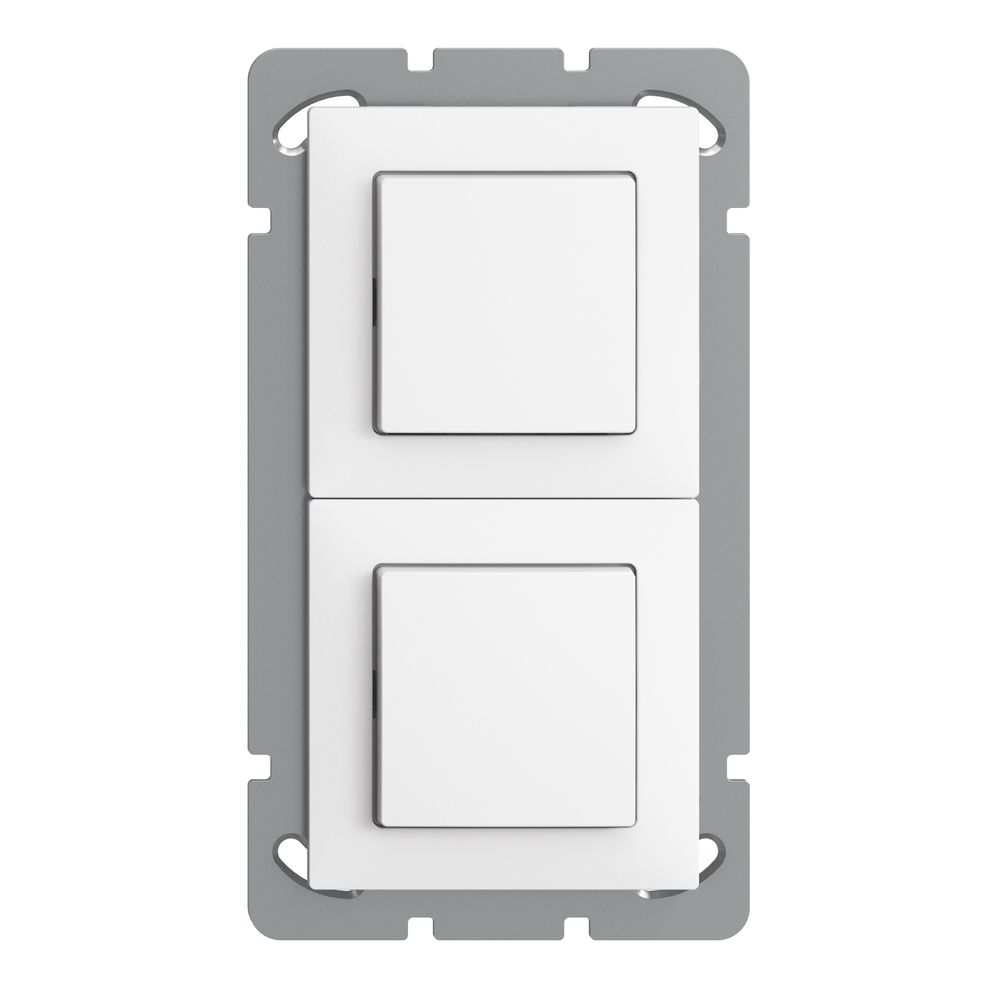 UP-Kombination EDIZIOdue 2×1 3/1 +3/1 weiss