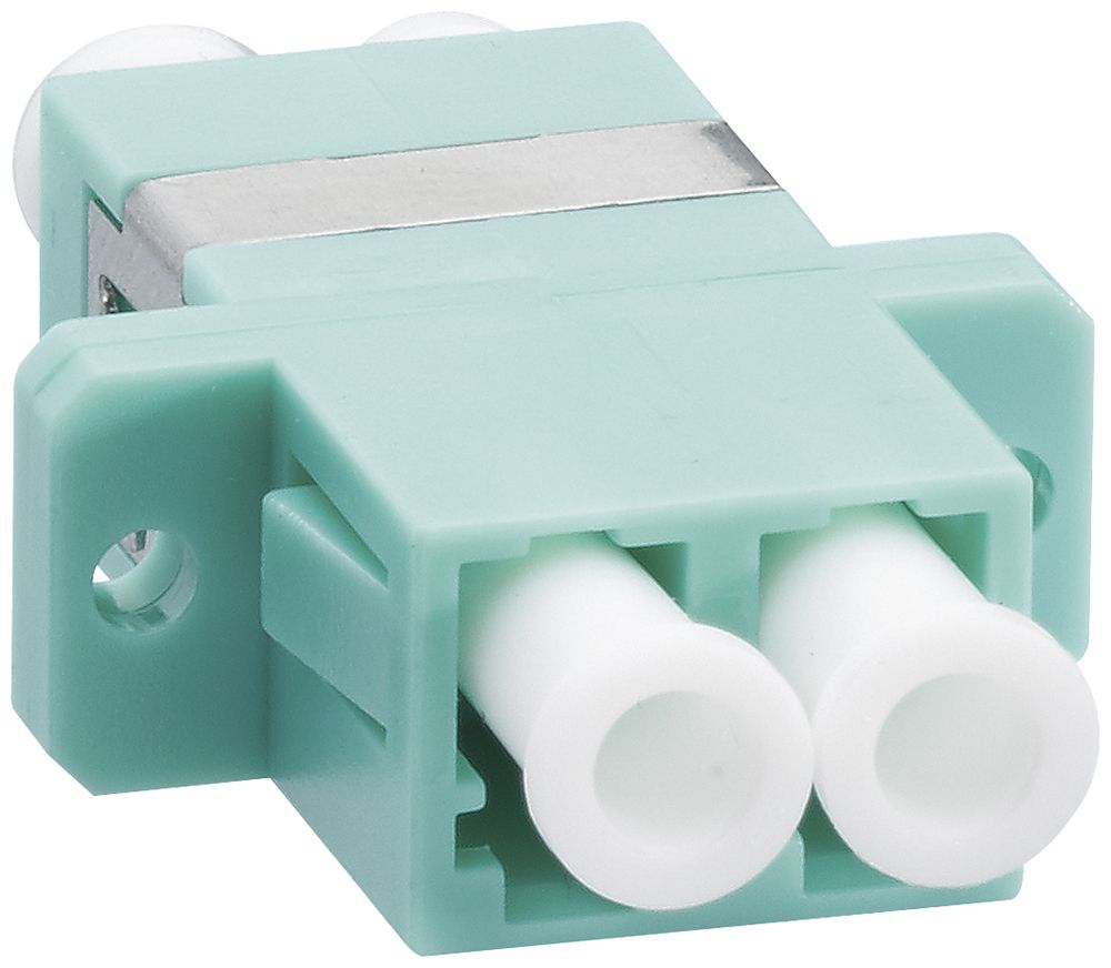 LWL-Kupplung Hager HMS LC/LC D Multimode OM3 türkis