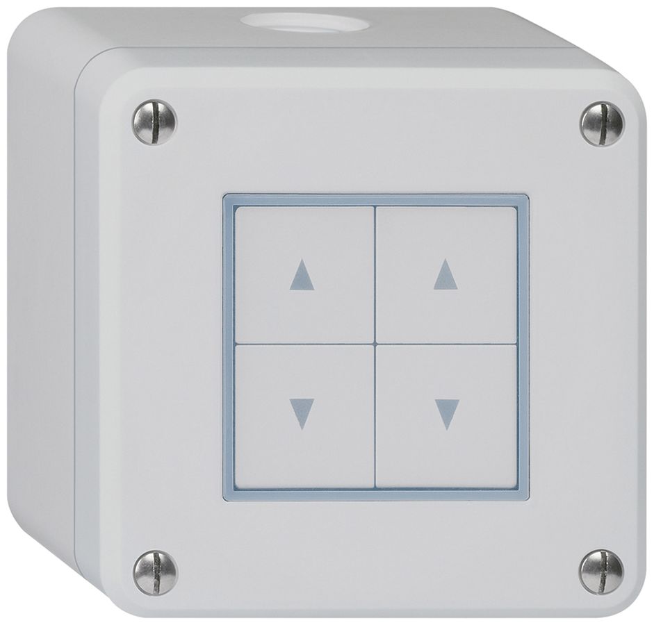 AP-Storentaster robusto IP55 grau mit 4 Funktionstasten