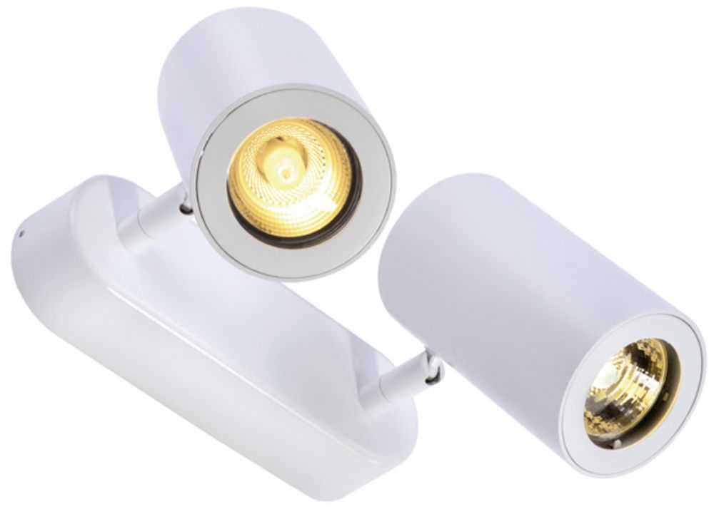 Plafonnier/Applique SLV ENOLA_B, 2×GU10 50W IP20 blanc