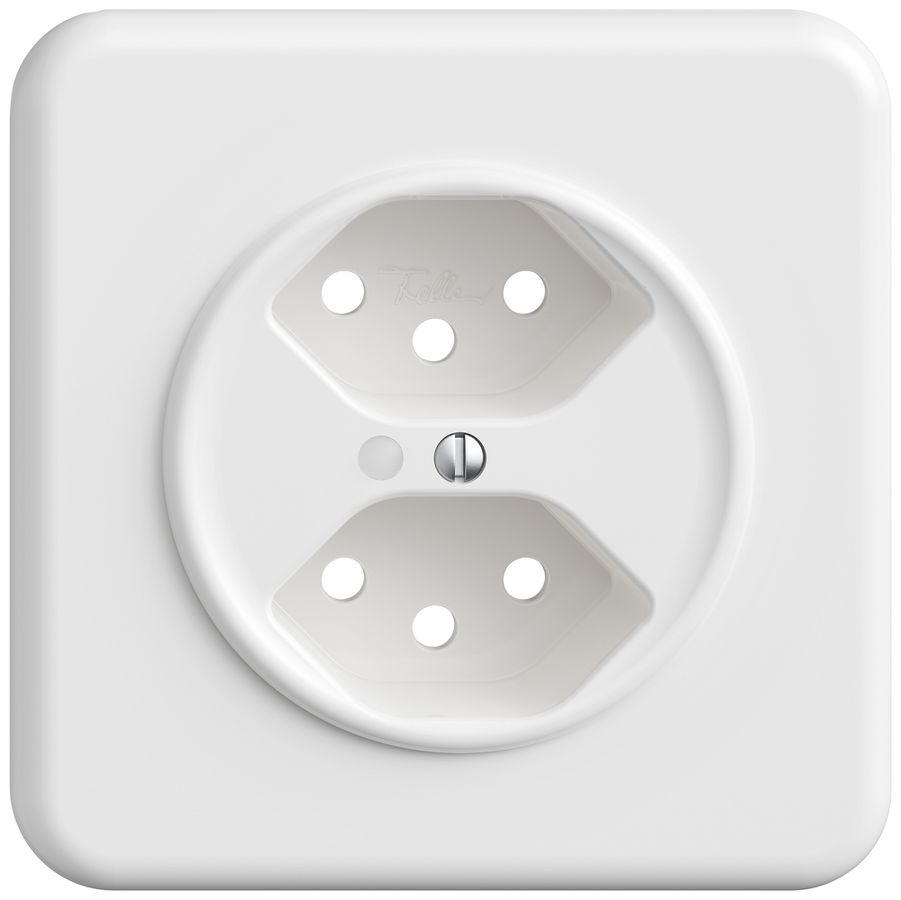 UP-Montageset STANDARDdue SNAPFIX® für 2×T13 mit Frontlinse ws