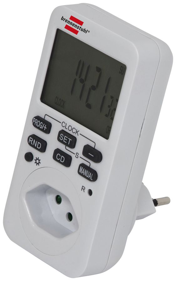 Timer per presa Brennenstuhl Comfort-Line 1×T13 10A 230V