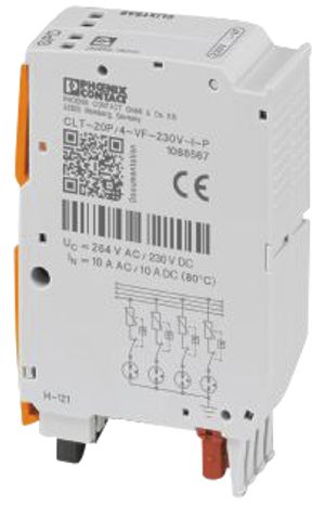 Fiche de protection surtension PX CLT-20P/4-VF-230V-I-P
