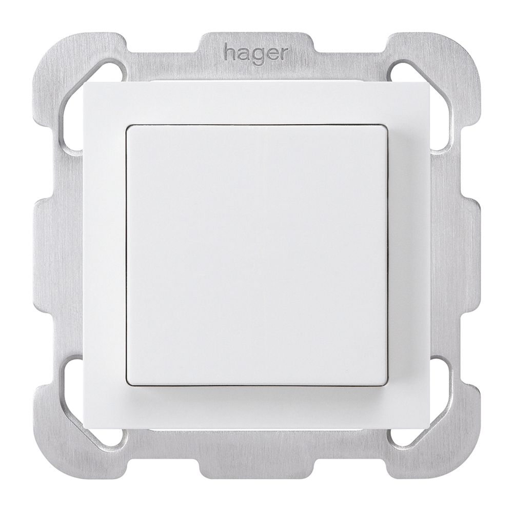 Poussoir ENC kallysto ARK 2L blanc avec plaque de fixation