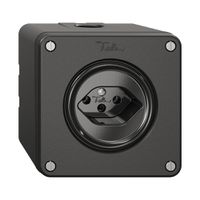 NAPU-Steckdose NEVO, 1×T13, schwarz