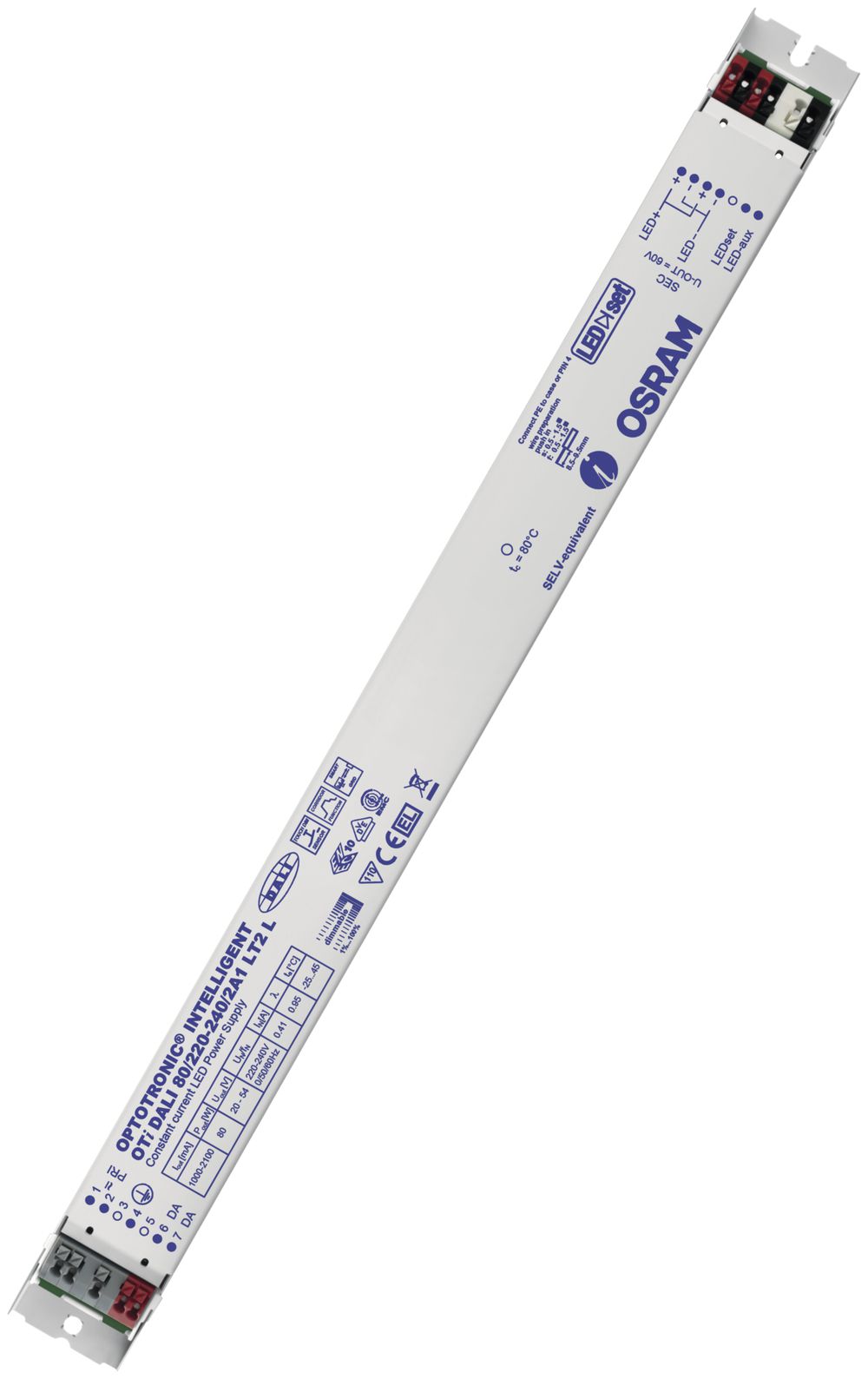 Convertitore LED Osram OTi LT2 L 2100mA, 80W, IP20, DALI