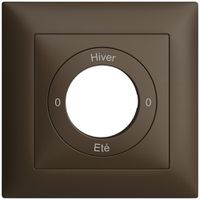 Kit front. 0-Hiver-0-Eté EDIZIOdue coffee 88×88mm pour interr.rot
