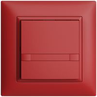 Poussoir ENC KNX 1× EDIZIOdue colore berry RGB sans LED avec insert papier