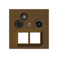 UP-Antennendose R/TV-Daten HMS kallysto A 19dB braun