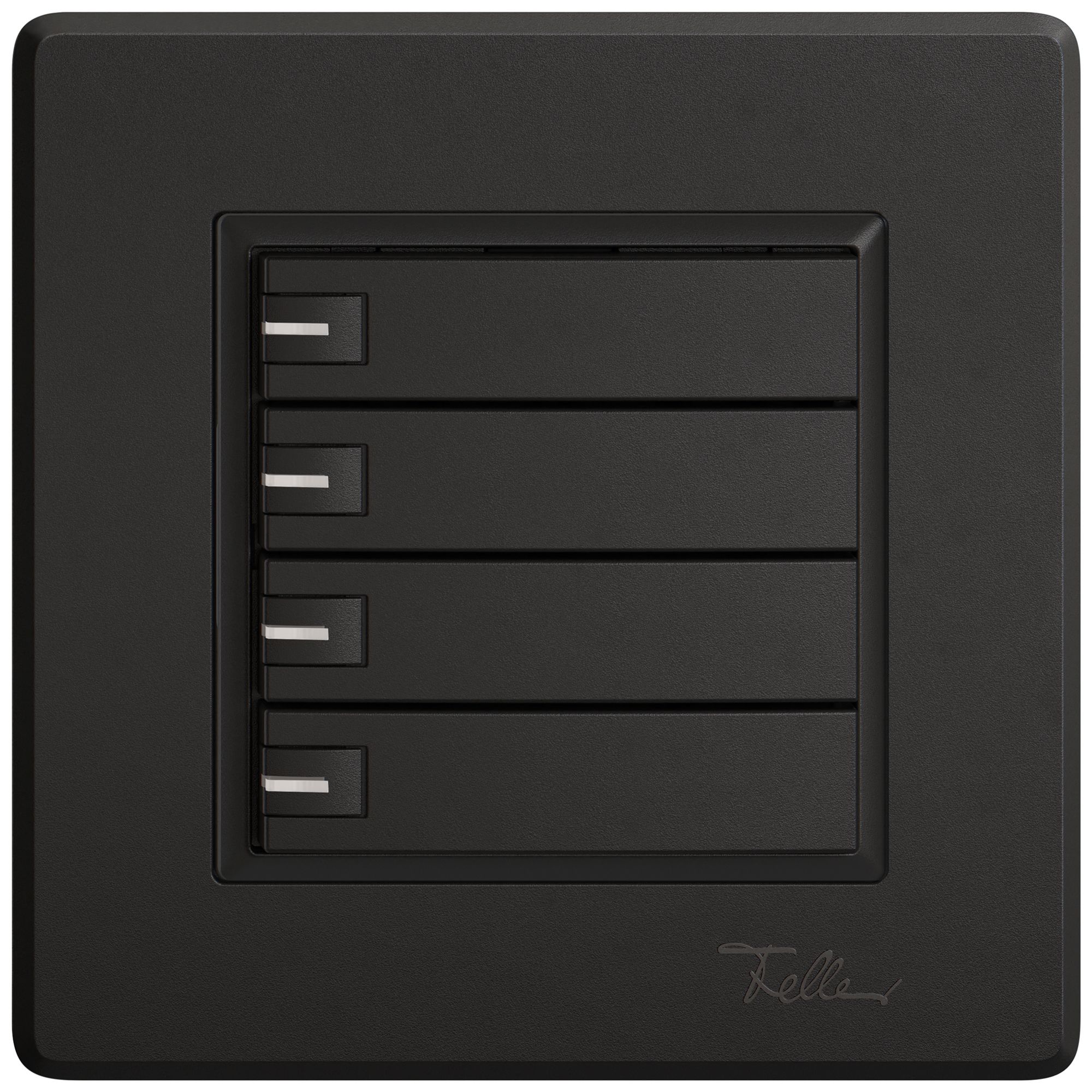 Pulsante KNX RGB INC EDIZIO.liv SNAPFIX® sensore temp.RGB-LED 4× com.1T ne