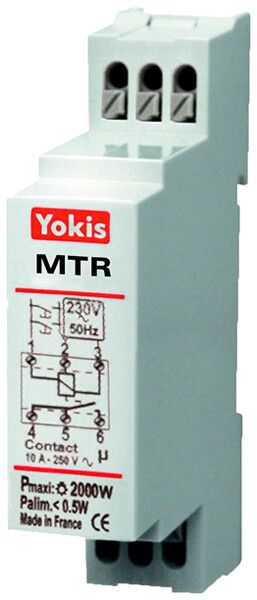 Relè di sovracorrente AMD Yokis 2000W 230V 10A 2500VA