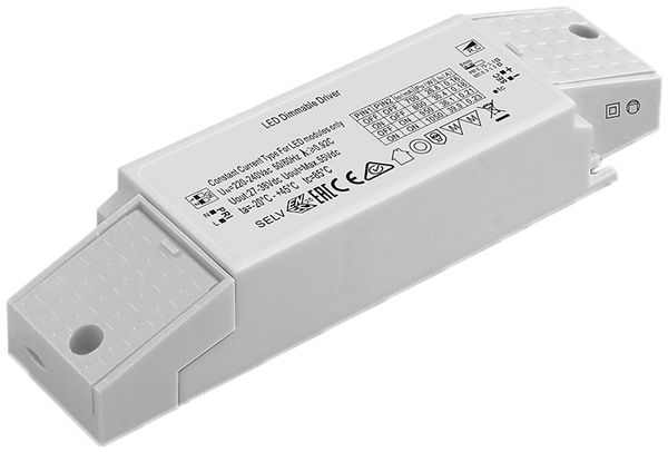 LED-Konverter DOTLUX IP20 27…40W 27…38V 700…1050mA DIM