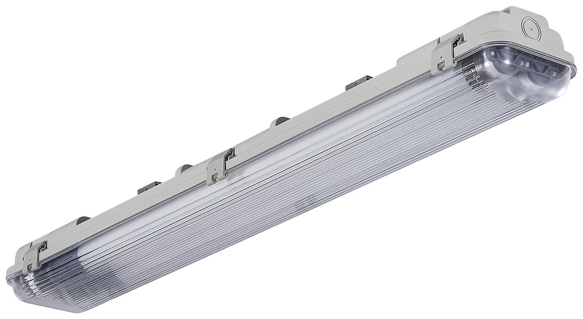 Feuchtraumleuchte Sylvania SYLPROOF G13 2×6.6W 1500lm 840 IP65 670×99mm grau