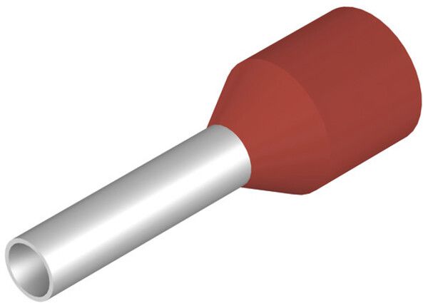 Estremità di cavo Weidmüller H isolata 1.5mm² 8mm rosso borsa multipla