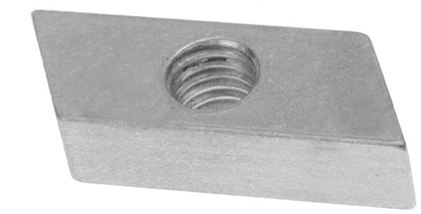 Gleitmutter Almatec AZ 6.6 M6 25.5×12mm Al