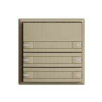 Pulsante KNX RGB EDUE, 250mW, c.LED RGB, c.carta, 6×pulsante, com.1×tasto, sa