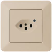 Presa INC Hager kallysto.trend 1×T23 illuminato C beige