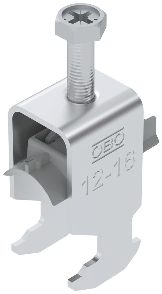 Fixation rapide BET 2056 pied à H matière synthétique 12…16mm 1×câble aluminium