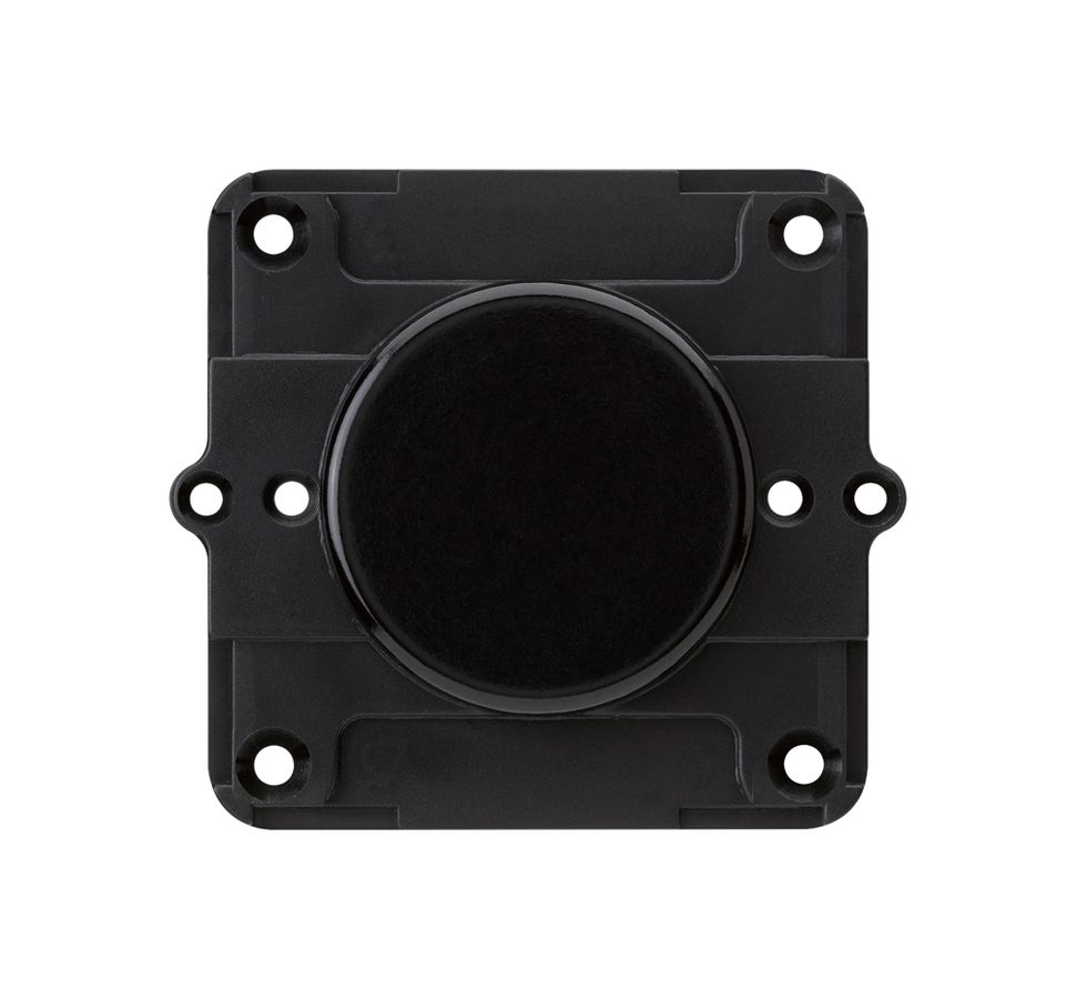 Blindplatte Hager 46mm schwarz