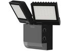 Proiettore LED theLeda S 17W 2×900lm 4000K con rilevatore movimento nero IP55