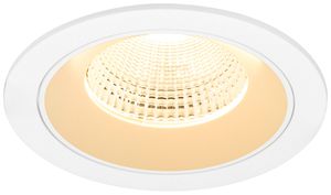Downlight LED SLV NUMINOS L 17W 2500lm 3000K WB DALI Ø130×85mm bi