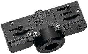 Leuchtenadapter SLV für Stromschiene EUTRAC, schwarz