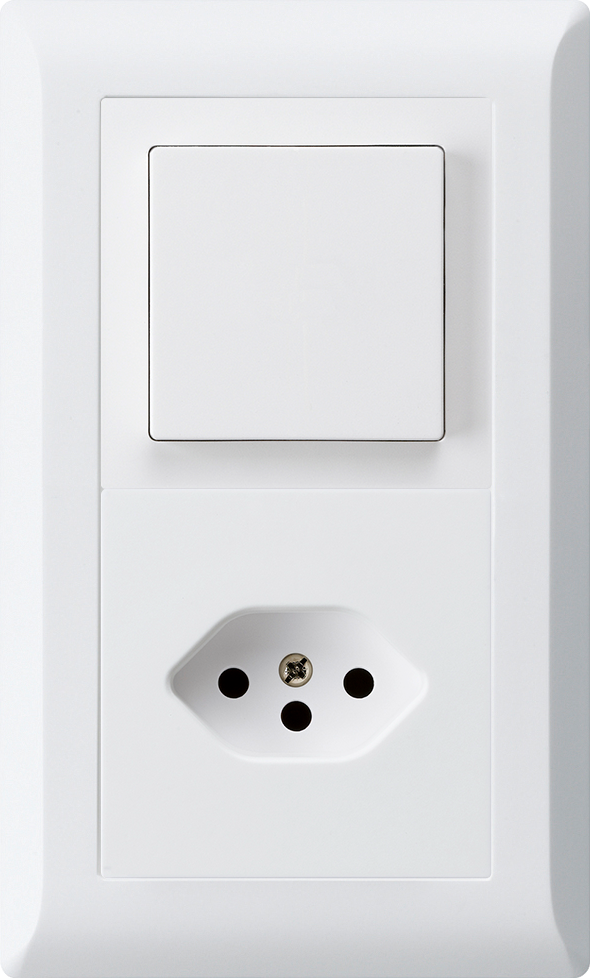 Combinaison ENC KLI 2x1, Poussoir AR + T13 bc