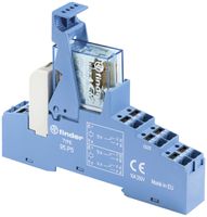 REG-Koppelrelais Finder 48.P5, 2W 8A AgNi, 24VDC, Push-In-Klemmen