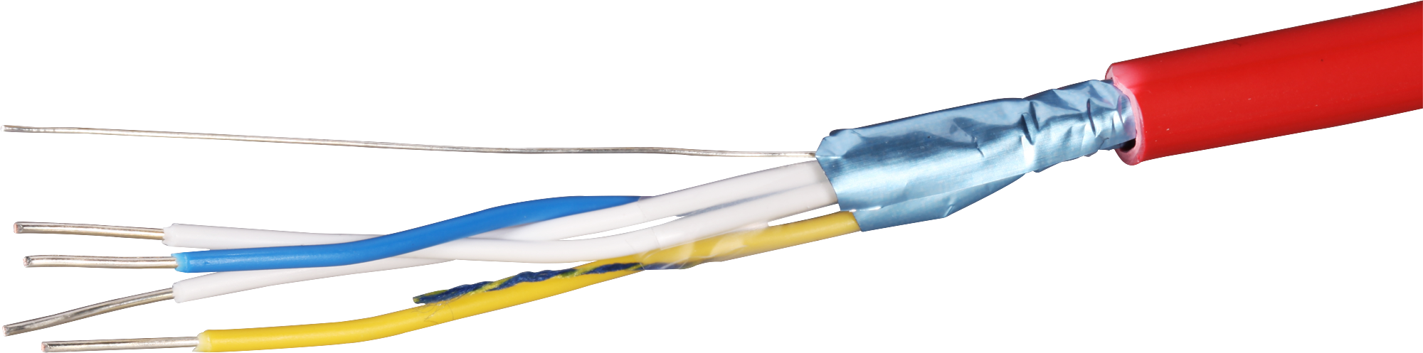 Câble détection incendie G51 2x2x0,8mm blindé s.halog.