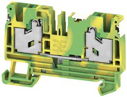 Schutzleiter-Reihenklemme WM S2C 0.75…4mm² Snap-in TH35 gn/gb