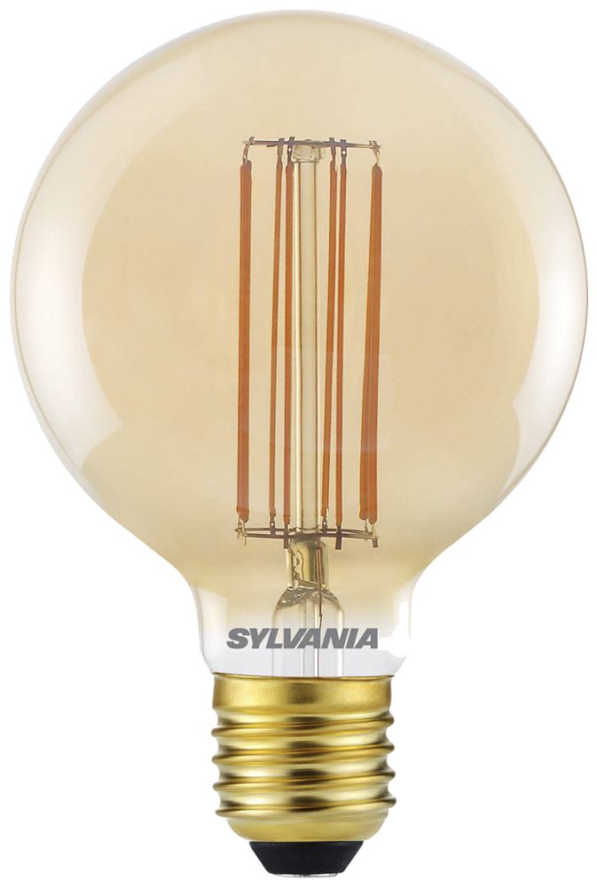 Lampada LED Sylvania ToLEDo Vintage E27 7W 640lm 2000K REG Ø95×140mm G95 chiaro